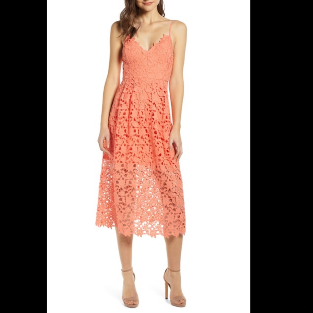 Astr Lace MIDI Dress brand new with tags